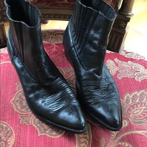 Used leather boots